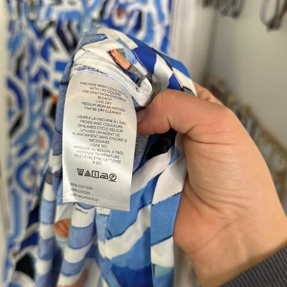 Anthropologie Somerset Hawaiian blue tiered maxi dress - Picture 6 of 12